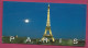 Paris La Tour Eiffel Illuminée Au Clair De Lune 2scans - Eiffelturm
