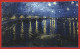 "La Nuit étoilée Sur Le Rhône" 1888 Par Vincent Van Gogh (1853-1890) 2scans Photo Cartonnée 15,2 Cm X 9 Cm - Lugares