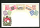 Künstler-AK Crète, Briefmarken Und Wappen  - Stamps (pictures)