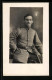 AK Traunstein, Junger Soldat Mit Schirmmütze In Der Hand Und Seinem Säbel, Uniformfoto  - Guerre 1914-18