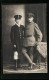 Foto-AK Junge Soldaten Kameraden Im Studio Wilh. Herrmann Potsdam, Uniformfoto  - Guerre 1914-18