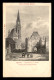 68 - THANN - GRAVURE - L'EGLISE ET LA PORTE - Thann