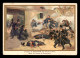 CHROMOS - CHOCOLATERIE D'AIGUEBELLE - COMBAT DE BAGNEUX 1870 - FORMAT  13.5 X 9.5 CM - GUERRE DE 1870 - Aiguebelle