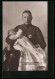 AK Prinz Joachim Von Preussen Mit Seinem Sohn Im Taufkleid  - Royal Families