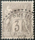 R1311/3051 - FRANCE - SAGE TYPE II N°87 Avec CàD Perlé De VERNEUIL Du 18 AVRIL 1902 - 1876-1898 Sage (Type II)