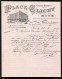 Facture Nice 1909, Grands Magasins De La Place Glichy, Geschäftshaus Am Place De La Liberte  - Sonstige & Ohne Zuordnung
