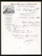 Facture La Rochelle 1901, Grands Magasins De Nouveautes, A. Lafarge & Cie., Maison Rolland, Verkaufshaus Rue Des Mercie  - Sonstige & Ohne Zuordnung