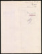 Facture Auxerre 1909, Manufacture De Vetements, Tissus En Gros, L. Soisson & Fils, Werk Avec Vue Intérieureen  - Andere & Zonder Classificatie