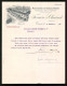 Facture Tarare 1916, Manufactures De Rideaux Brodes, Mousselines Unies & Faconnees, Verkaufshaus  - Autres & Non Classés