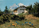 73704107 St Anton Kranzberg Berghaus Gegen Wettersteinspitze Enzian Huber Postka - Garmisch-Partenkirchen
