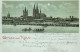 73703906 Koeln Rhein Mondscheinlitho Schiffbruecke Koeln Rhein - Köln