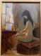 Manolo Lima Art Painting Oil Woman Nude Uruguayan Renamed Torres School - Olieverf