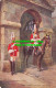 R557332 London. Whitehall. Horse Guard Sentries. Valentine. Art Colour. Brian Ge - Andere & Zonder Classificatie