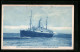 AK R.M.S.P. Ocean Cruising Steamer Arcadian Unter Volldampf  - Dampfer