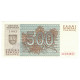 Billet, Lithuania, 500 Talonu, 1993, Undated, KM:46, NEUF - Lithuania