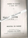 XB / Vintage // Rare PROGRAMME Casino Du RAINCY 1957  Récital DANSE // MARTINE OLLIVIER // - Programme