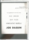 Superbe PROGRAMME Théâtre MUSIC HALL  ADAMO AUTOGRAPHE  JOE DASSIN // - Programme