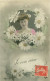 Femme  Fleurs  Marguerite       Q 2581 - Mujeres