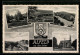 AK Alfeld A. D. Leine, Gesamtansicht, Anlagen, Neue Leinebrücke, Rathaus, Am Bahnhof, Wappen  - Alfeld