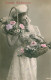 Femme Panier De Fleurs - Heureux Anniversaire       Q 2584 - Mujeres