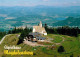 73683717 Magdalensberg Wallfahrtskirche Und Gipfelhaus Fliegeraufnahme Magdalens - Sonstige & Ohne Zuordnung