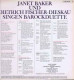 Janet Baker Und Dietrich Fischer-Dieskau - Singen Barockduette Live-Mitschnitt Aus Der Royal Festival Hall In London(LP) - Classique