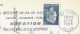 VICHY ALLIER 1968 FLAMME SELECTION POUR LES JEUX OLYMPIQUES DE NATATION FRANCE ROUMANIE SUEDE, CARTE HERISSON MOULIN - Covers & Documents