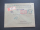 9.1923 Infla Notmaßnahme Porto Handschriftlich Roter Ra2 Gebühr Bezahlt Taxe Percue Einschreiben Iserlohn - Menden - Covers & Documents