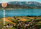 73682569 Nussdorf Attersee Naturbadestrand Camping Minigolf Fliegeraufnahme Nuss - Autres & Non Classés