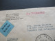 USA 1939 Air Mail Vermerk Via Normandie White Plains NY - Banovce Slovakia Mit Stempel Rückseitig Bratislava - 1c. 1918-1940 Covers