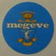AUTOCOLLANT MEGEVE - ROND AVEC BLASON - Stickers