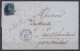 L. Affr. N°7 D24 Càd BRUXELLES /4 OCT 1856 Pour PAESSCHENDAELE (au Dos: Càd Arrivée ROULERS) - Superbe ! - 1851-1857 Médaillons (6/8)