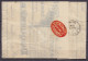 L. Affr. N°57 Càd VAULX /28 SEPT 1896 Pour LESSINES (au Dos: Càd Arrivée LESSINES) - 1893-1900 Fine Barbe