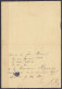 EP CP Avec Partie Réponse 5c Violet Lion Couché Càd BRUXELLES /1 JUIN 1880 Pour E/V - Embossé "Stroobans Notaire" - Postcards 1871-1909