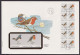 Norwegen Markenheftchen Brief Zusammendrucke Heftchenblatt Tiere Singvögel - Cartas & Documentos