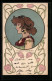 Lithographie Femmes Modernes, Frauenprofil, Jugendstil  - Other & Unclassified