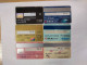 6pcs China Bank Card, - Geldkarten (Ablauf Min. 10 Jahre)