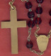 ** JOLI  CHAPELET  ROUGE ** - Religione & Esoterismo