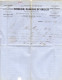 Document FRANCE Avec Timbre 10c Bistre Oblitération 31/03/1869 - 1849-1876: Classic Period