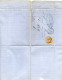 Document FRANCE Avec Timbre 10c Bistre Oblitération 31/03/1869 - 1849-1876: Classic Period