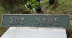 Delcampe - Antiquité Ferroviaire - Plaque En Fonte D’aluminium 2D2-5405 Motrice SNCF - Vers 1940/50  Très Rare Plaque De Motrice - Eisenbahnverkehr