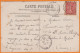 Cachet Ferroviaire  " PONTOISE à PARIS " Sur CPA  De DIEPPE Le Casino 1907 Pour 23 ST-PIERRE CHERIGNAT - Poste Ferroviaire