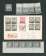 Baudouin à Lunettes - Page De Collection : N°924** : N° De Planche 1 à 4 + Coin Daté (1972, 6 Jours Différents) + Lettre - 1953-1972 Brillen