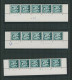 Baudouin à Lunettes - Page De Collection : N°1066** : N° De Planche 1 à 4 + Coin Daté (1973, 4 X) + Lettre - 1953-1972 Lunettes