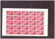 4 FEUILLES COMPLETES No 281-284 - CENTENAIRE DE NEUCHATEL 1848-1948  - MICROS TRACES AUX COINS - COTE: 100.- - Blocks & Sheetlets & Panes