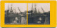 Photo Stéréoscopique (23) 7 X 7 Cm Carton Fort 17,7x8,7 Cm BAYONNE - Le Port   Pyrénées Atlantique   Voilier  Bateau * - Stereo-Photographie