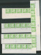 Baudouin à Lunettes - Page De Collection : N°1068** : N° De Planche 1 à 4 + Coin Daté (1971/72, 9 X) + Lettre - 1953-1972 Brillen
