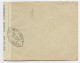 LOIRE LETTRE FM SAINT ETIENNE 24.V.1940 POUR REIMS MARNE + CENSURE CONTROLE POSTAL COMMISSION M.B. - Oorlog 1939-45