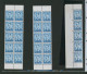 Baudouin à Lunettes - Page De Collection : N°1069B** : N° De Planche 1, 3 Et 4 + Coin Daté (1970/71,  2x) + Lettre - 1953-1972 Anteojos