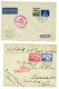2x Zeppelin: LZ 127mit 6. Südamerikafahrt 1932, LZ 129 Mit Olympiafahrt 1936 - Briefe U. Dokumente